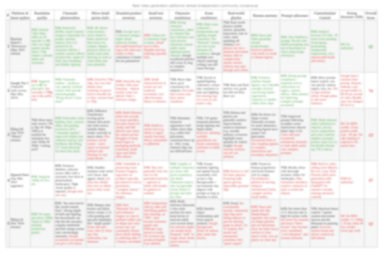 Best AI Video Generation Platforms of 2025 — Ranked